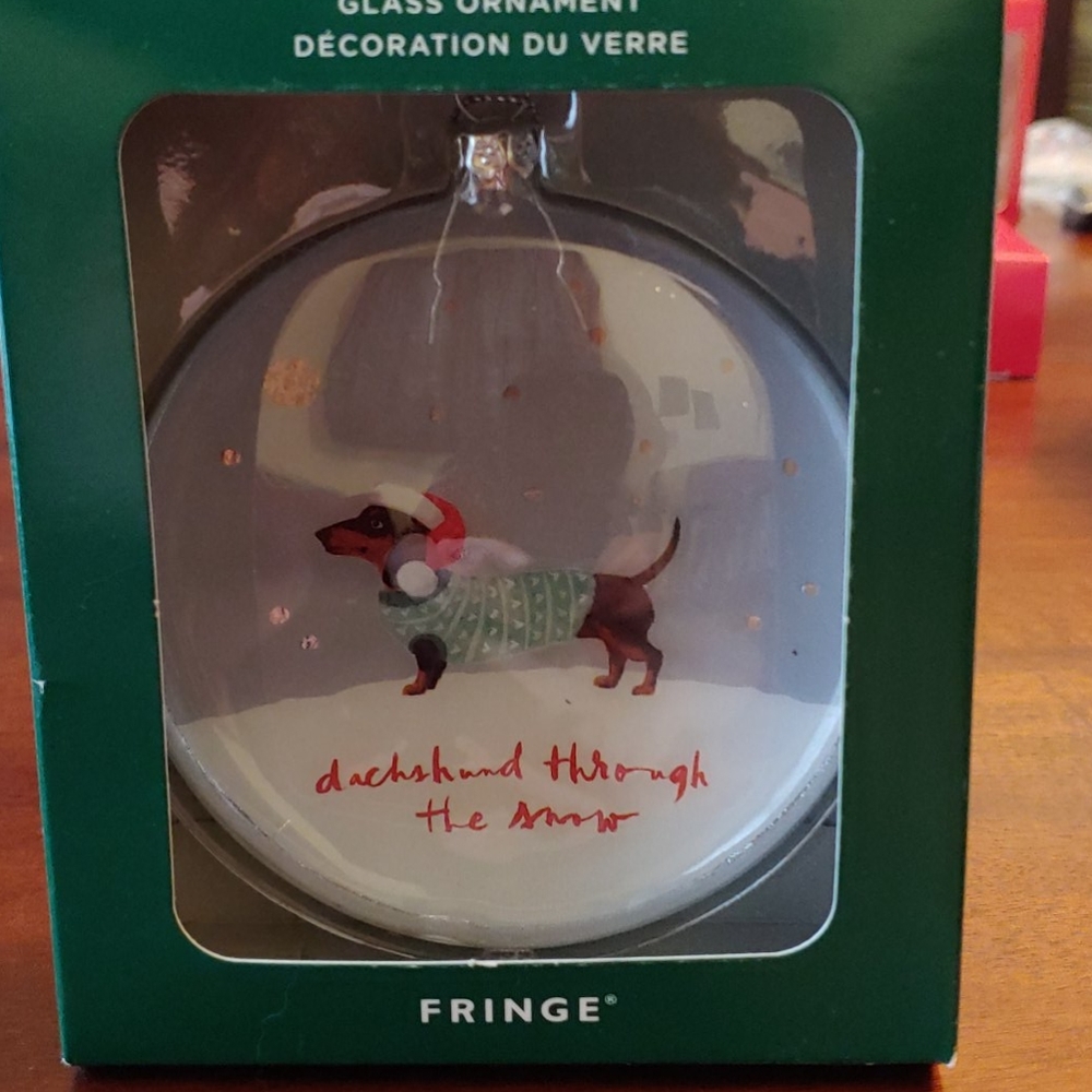 Brand New Glass Christmas Ornament!